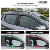 Luxury Weather Shields for LDV T60 2017-Onwards