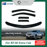 Bonnet Protector & Weather Shields for Mazda BT-50 BT50 Extra Cab 2011-2020 4PCS
