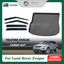 OAD Premium Weather Shields & 3D TPE Cargo Mat for Land Rover 5Door Range Rover Evoque L538 2011-2018 Weather Shields Window Visor Boot Mat
