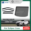 Luxury Weathershields & 3D TPE Cargo Mat for Mitsubishi Eclipse Cross YA Series 2017-2020 Weather Shields Window Visor Boot Mat
