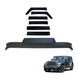 Bonnet Protector & Widened Luxury Weathershield for Jeep Wrangler JL Series 2018-Onwards 6PCS