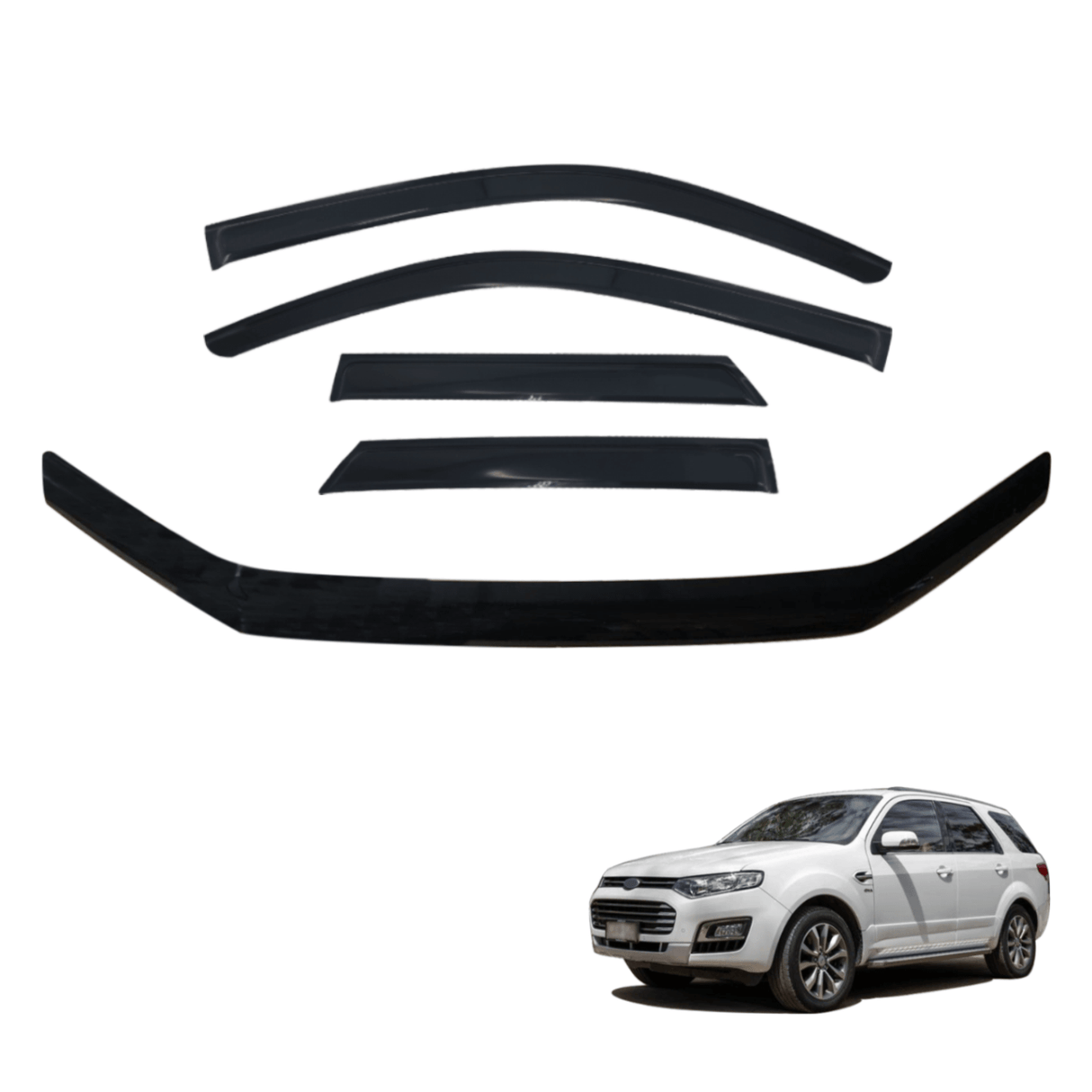 Bonnet Protector & Weather Shields for Ford Territory 2011-2016
