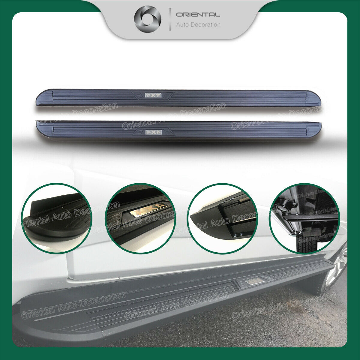 Aluminum Side Steps Running Board For Ford Territory all model #XY