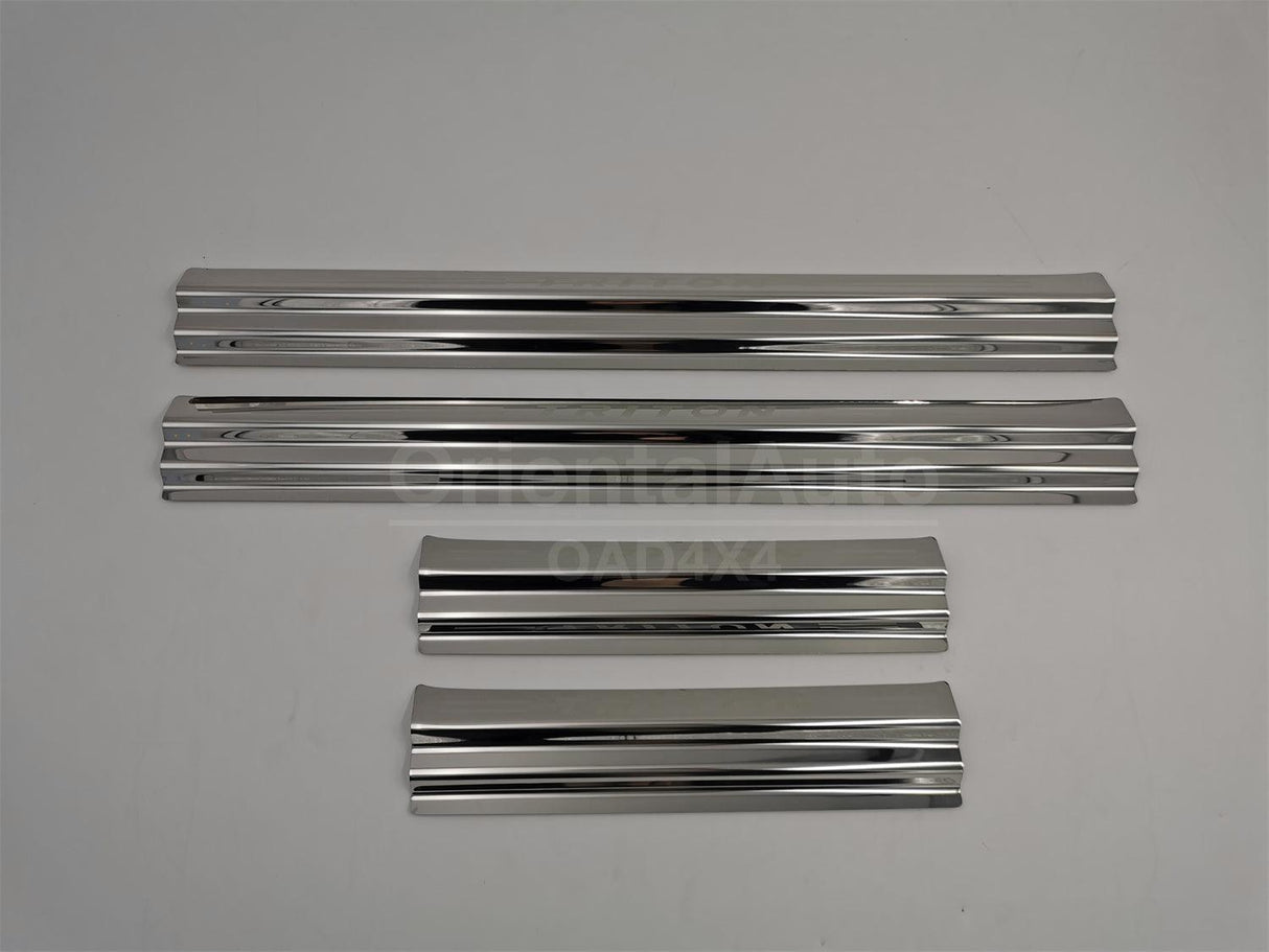 Weather Shields & Door Sill Protector for Mitsubishi Triton MQ MR Dual Cab 2015-2024