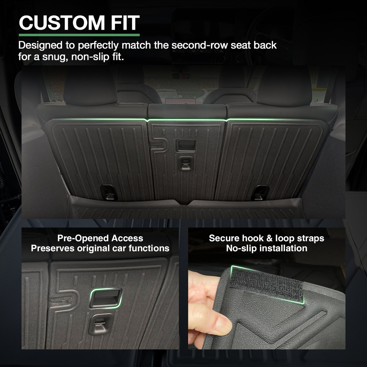 Boot Liner Back Seat Protector for Tesla Model Y Juniper 2025-Onwards