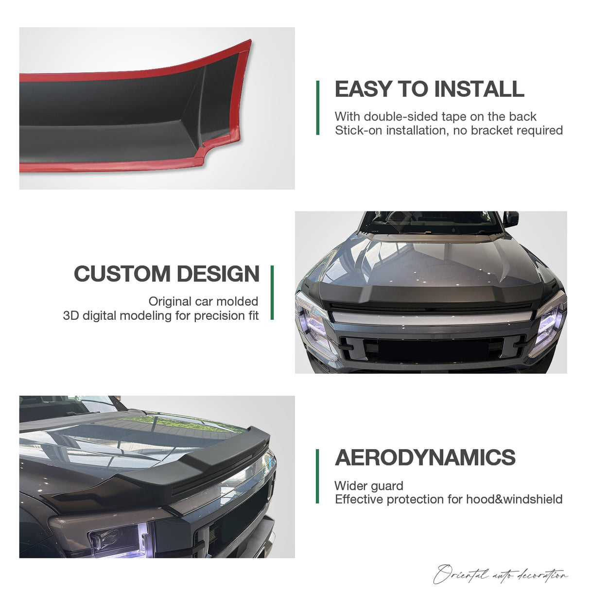 Bonnet Protector for BYD Shark 6 2025-Onwards