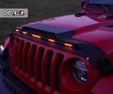 Bonnet Protector with LED Lights for Jeep Wrangler JL 4D 2018-Onwards