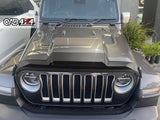 Bonnet Protector & Widened Weathershields for Jeep Wrangler JL Series 2018-Onwards