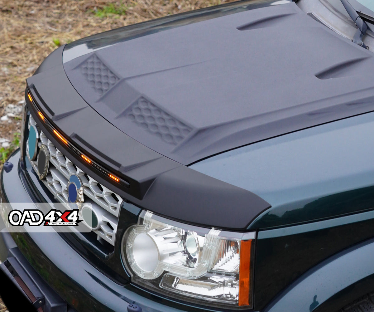 Bonnet Protector with LED Lights for Land Rover Discovery 3 4 2004-2016