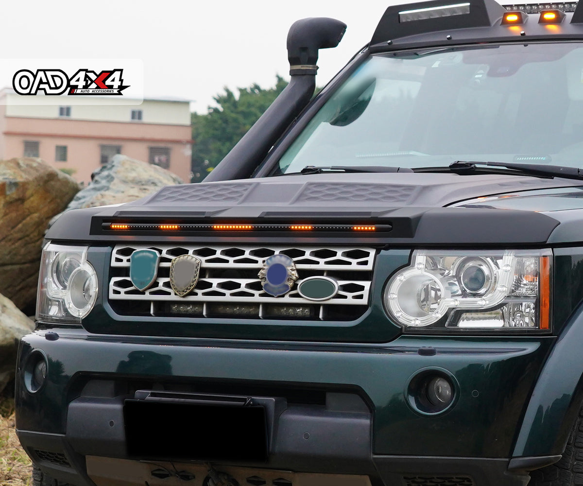 Bonnet Protector with LED Lights for Land Rover Discovery 3 4 2004-2016
