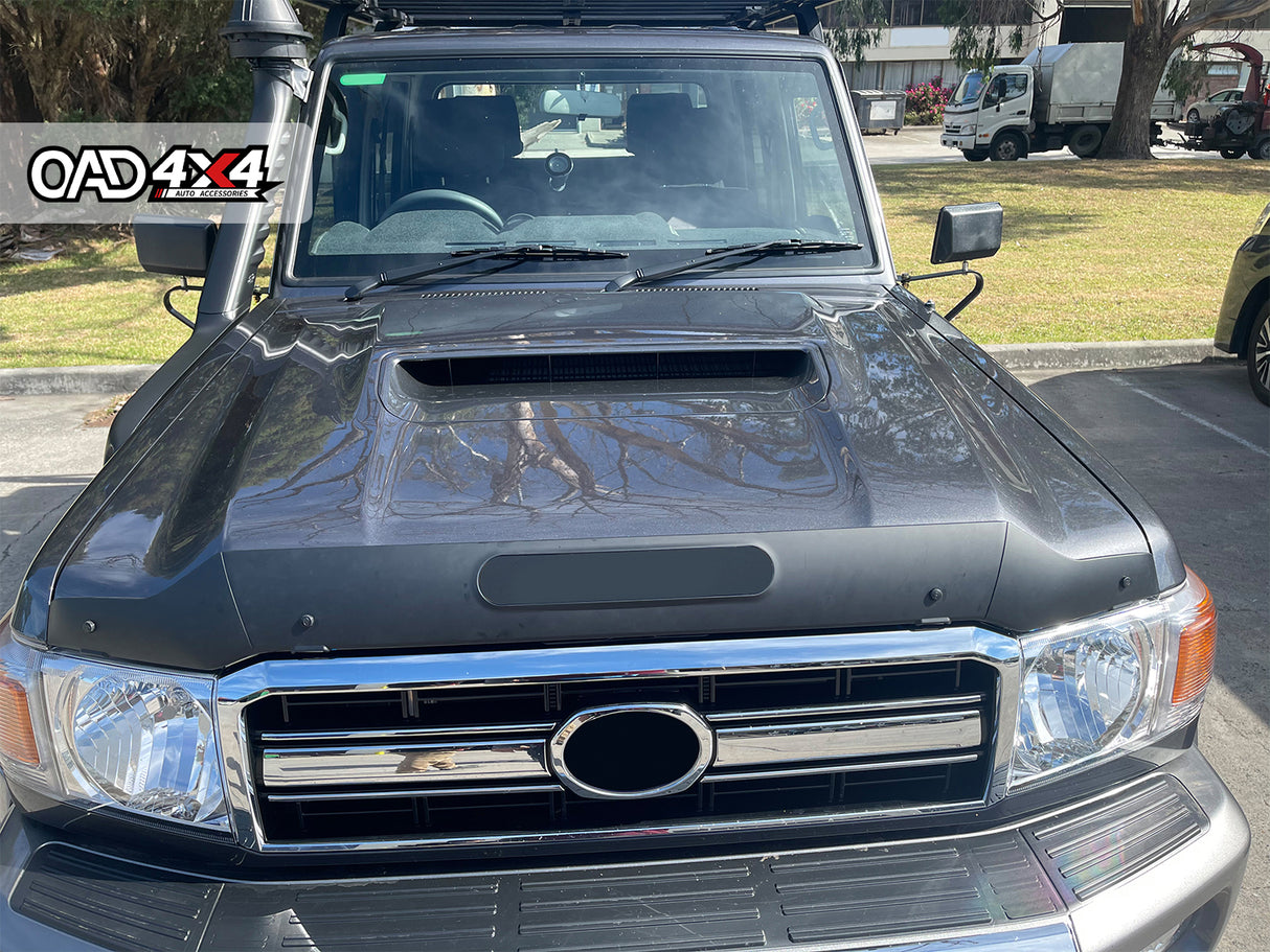 Bonnet Protector & Weathershields for Toyota LandCruiser 70 76 78 79 Series UTE 2007-2023 2PCS
