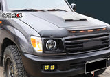 Bonnet Protector with LED Lights for Toyota LandCruiser 70 76 78 79 Series 2007-2023