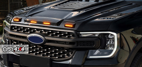 Bonnet Protector with LED Lights for Ford Ranger Next-Gen 2022-Onwards