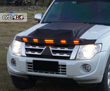 Bonnet Protector with LED Lights for Mitsubishi Pajero 2007-2020