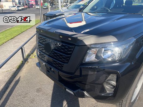 Bonnet Protector & Injection Weathershields for Nissan Navara NP300 D23 Dual Cab Dec/2020-2025 MY21+