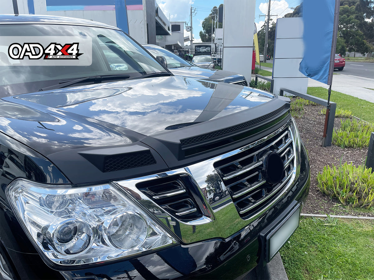 Bonnet Protector & Luxury Weathershields for Nissan Patrol Y62 2012-2019