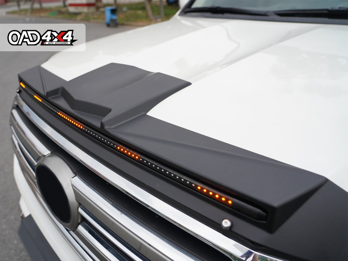 Bonnet Protector with LED Lights for Toyota LandCruiser 200 Series 2016-2021