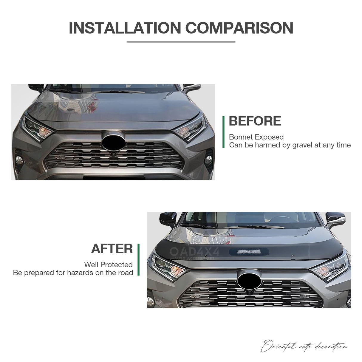 Bonnet Protector for Toyota RAV4 2019-2026