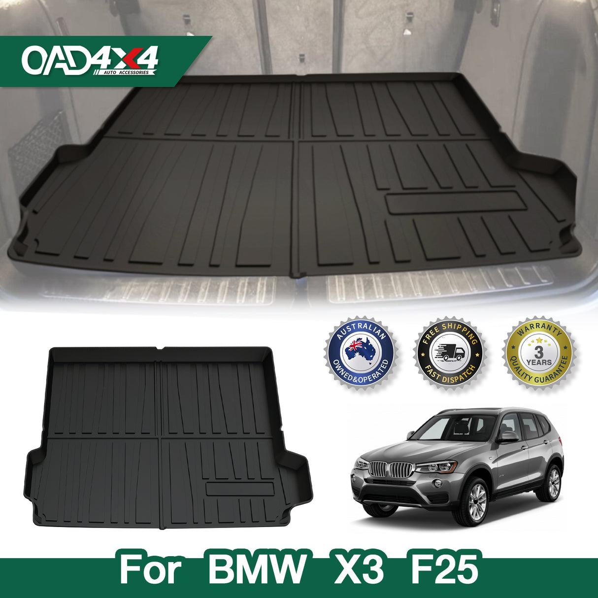 Boot Liner for BMW X3 F25 2011-2017
