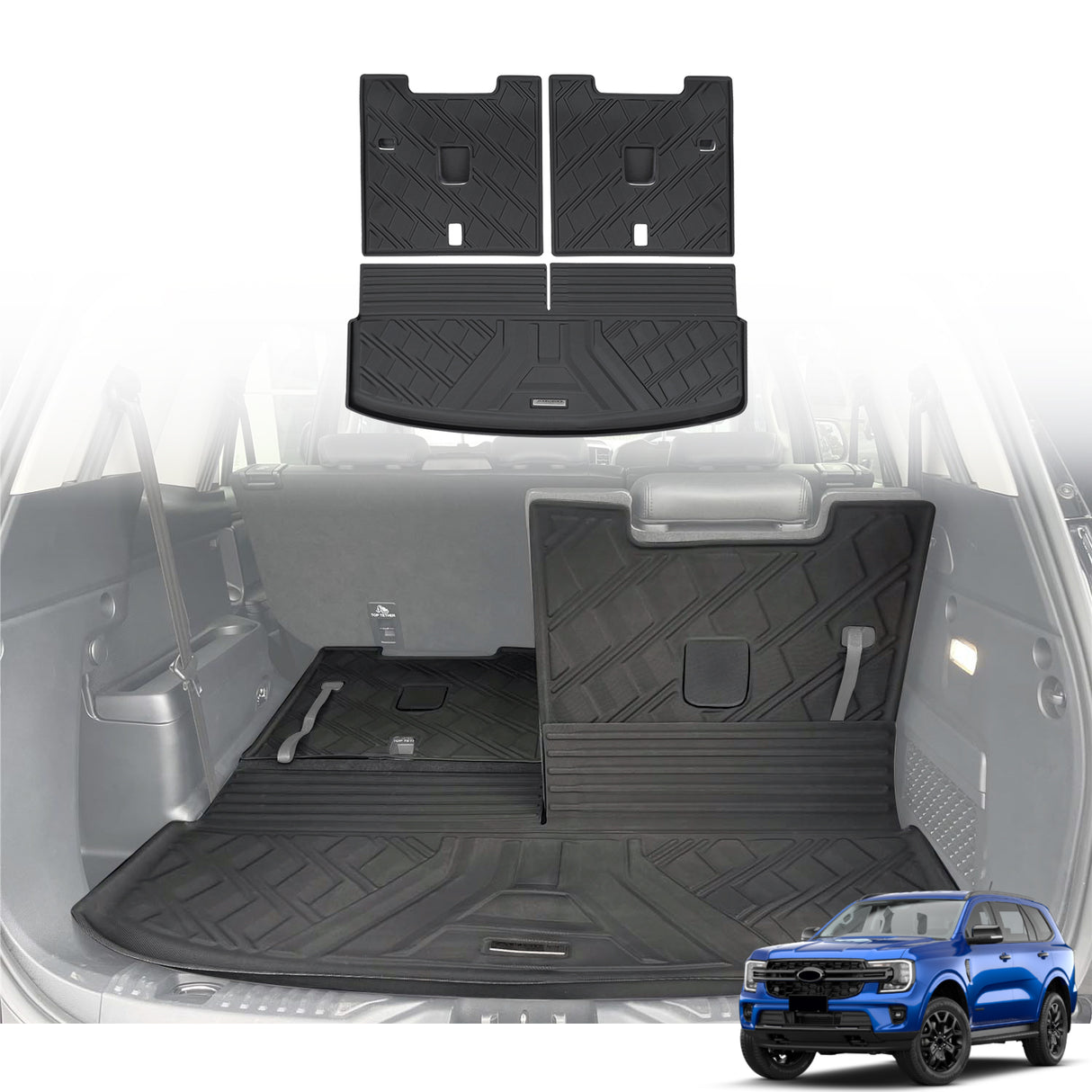 Boot Liner for Ford Everest Next-Gen 7 Seats 2022-Onwards