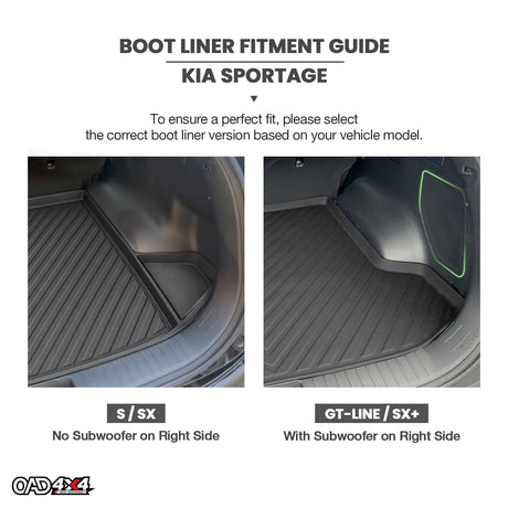 5D Double-Layer Car Floor Mats for KIA Sportage NQ5 Series 2021-2025