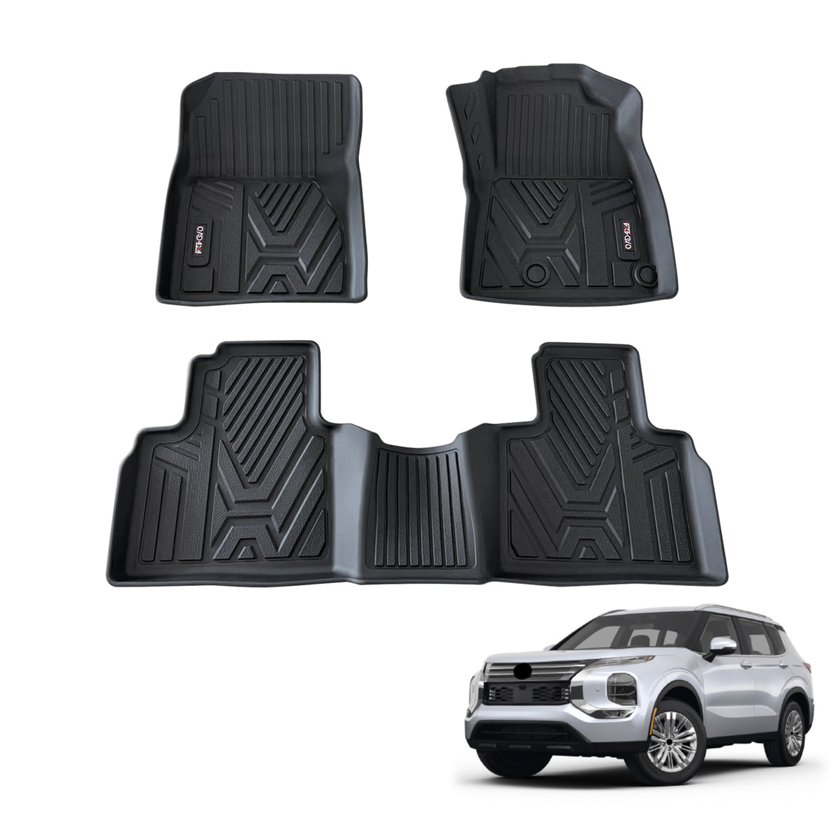 3D Car Floor Mats for Mitsubishi Outlander 2021-Onwards