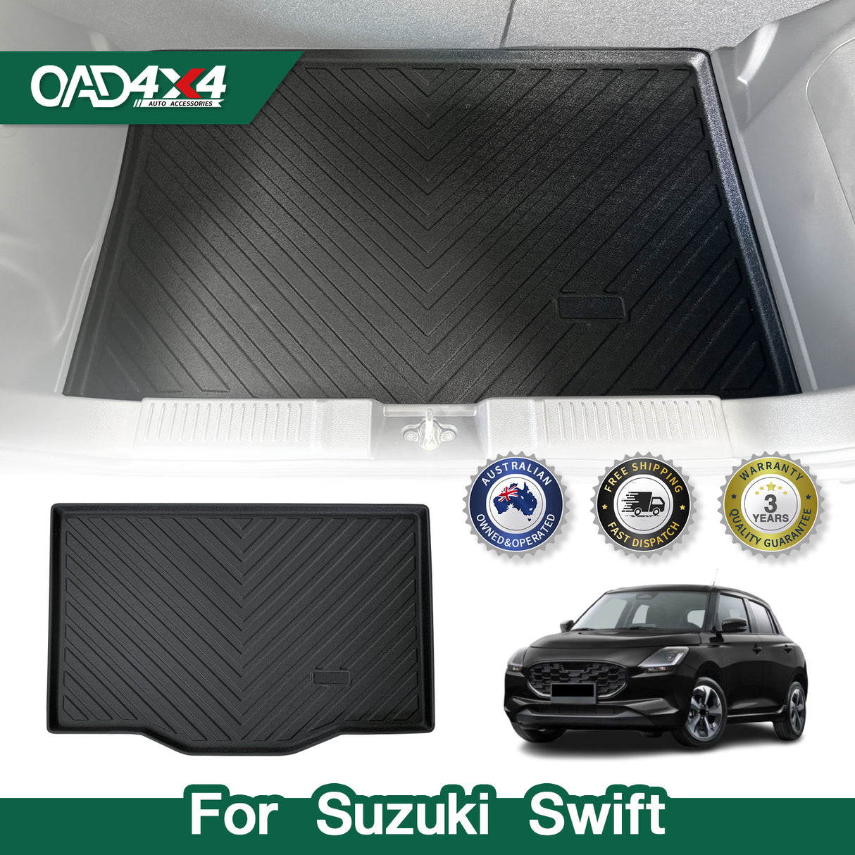 Boot Liner for Suzuki Swift UZ Series 2024-Onwards