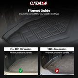 5D TPE Car Floor Mats for Toyota Land Cruiser 300 2021-Onwards