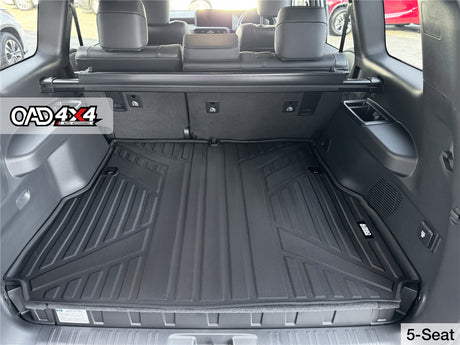 Boot Liner Back Seat Protector for Toyota LandCruiser Prado 250 Series 2024-Onwards