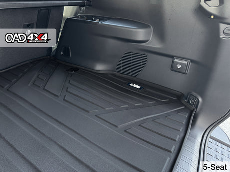 Boot Liner Back Seat Protector for Toyota LandCruiser Prado 250 Series 2024-Onwards