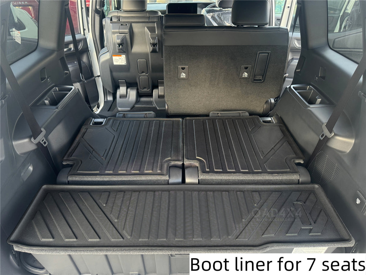 7D TPE Car Floor Mats for Toyota Land Cruiser Prado 250 LC250 2024-Onwards
