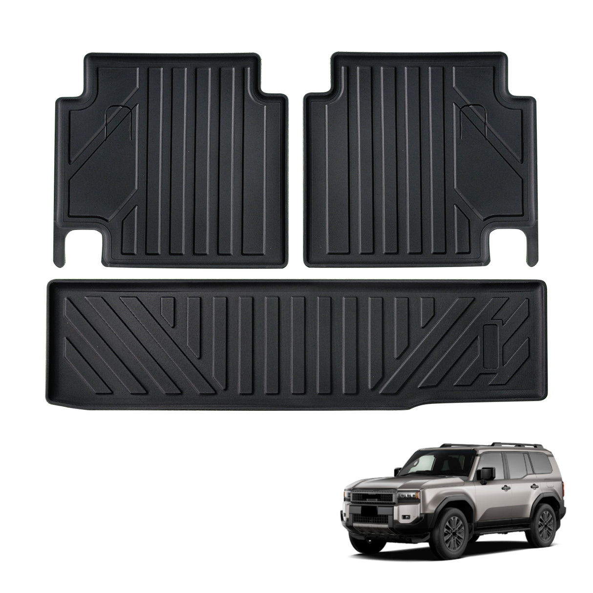 Boot Liner Kick Mat for Toyota LandCruiser Prado 250 LC250 2024-Onwards