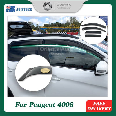 Premium Weathershields For Peugeot 4008 Weather Shields Window Visor
