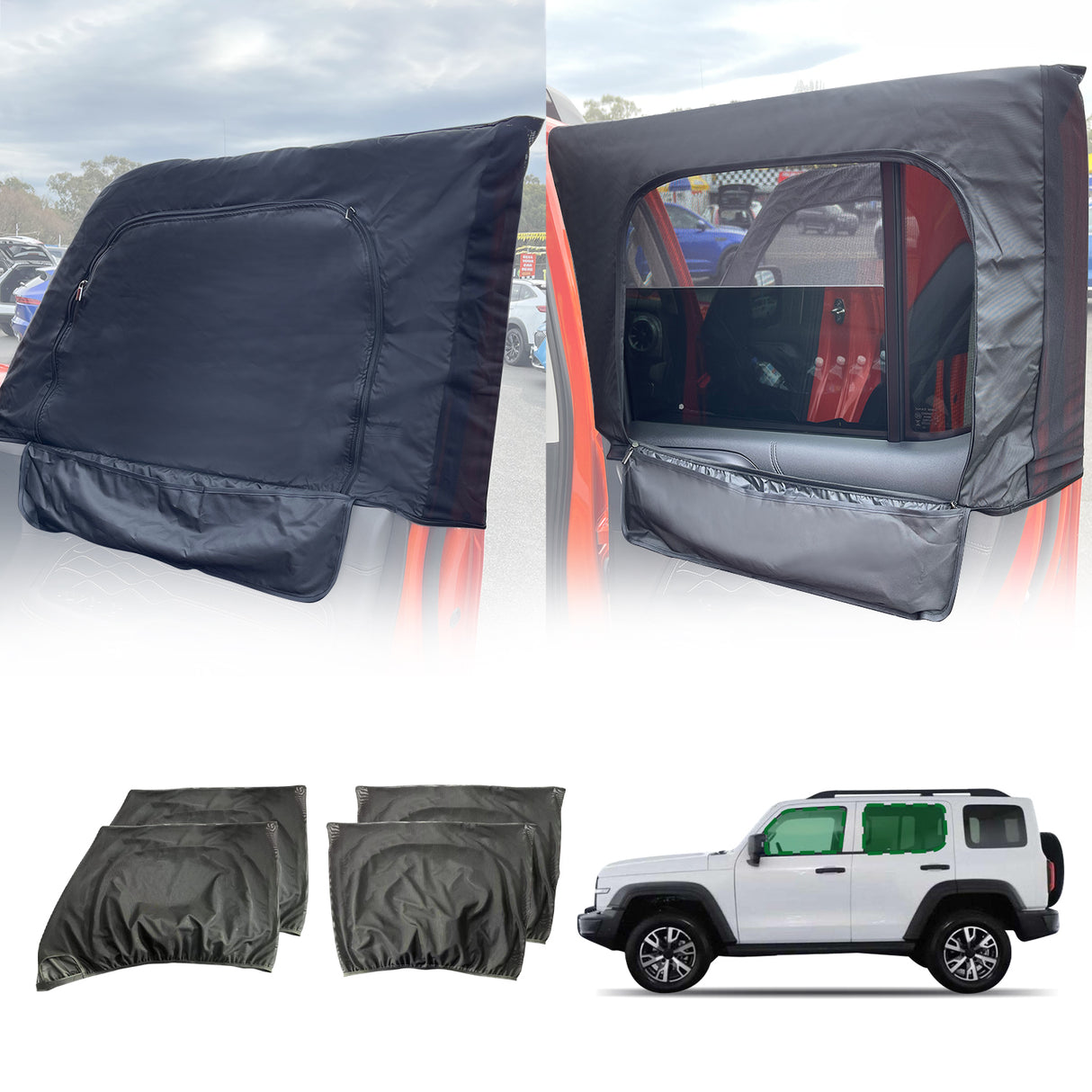 Car Window Sox Sun Shade for GWM TANK 300 2023-Onwards