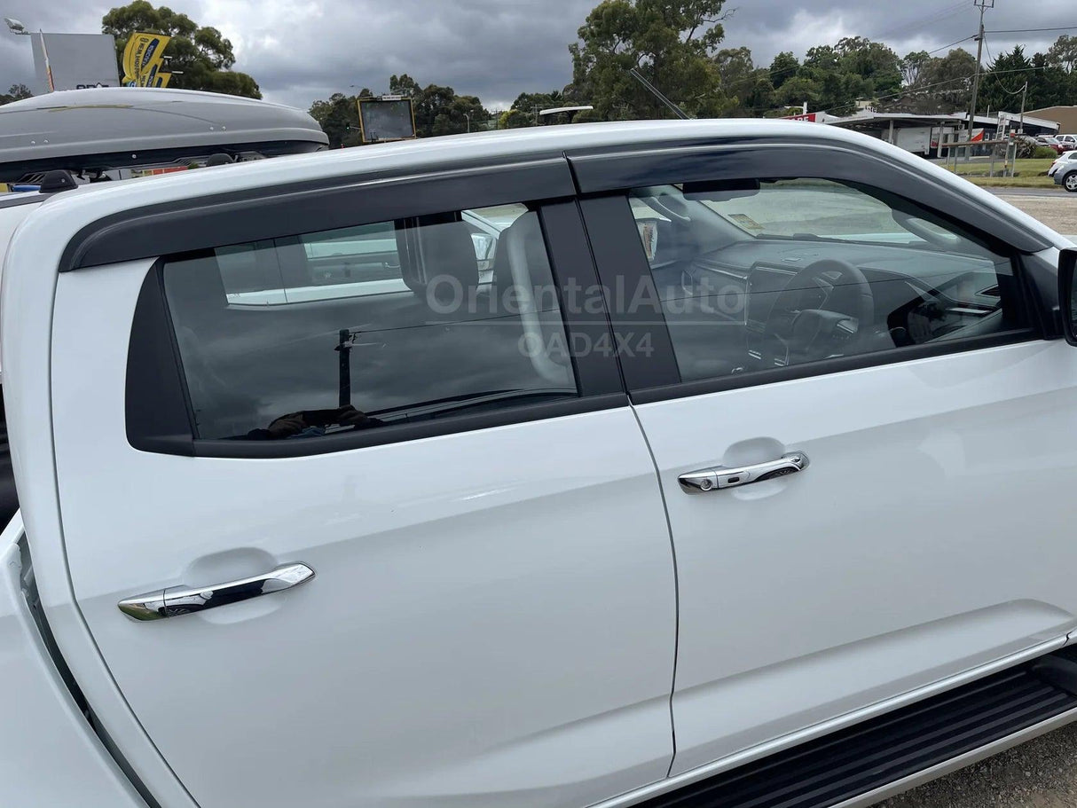 Weather Shields & Door Sill Protector for Mazda BT-50 BT50 Dual Cab 2020-Onwards