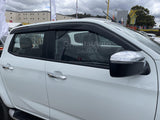 Injection Weather Shields for ISUZU DMAX D-MAX Dual Cab 2020-onwards