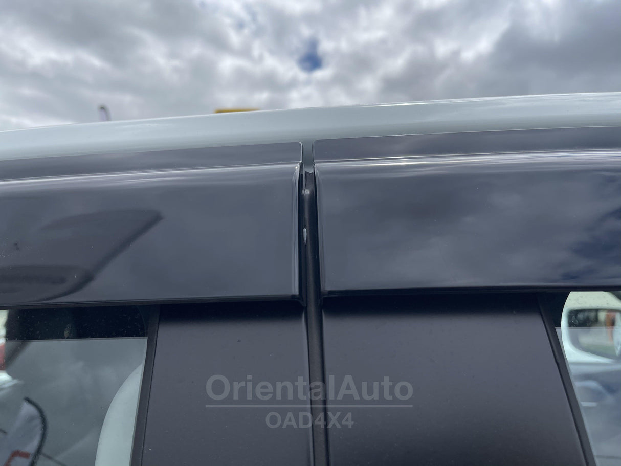 Injection Weather Shields for ISUZU DMAX D-MAX Dual Cab 2020-onwards