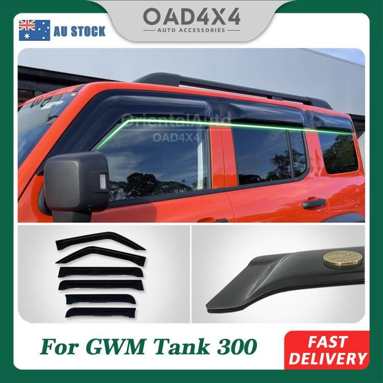 Widened Weather Shields for GWM Tank 300 Tank300 2023-Onwards 6PCS