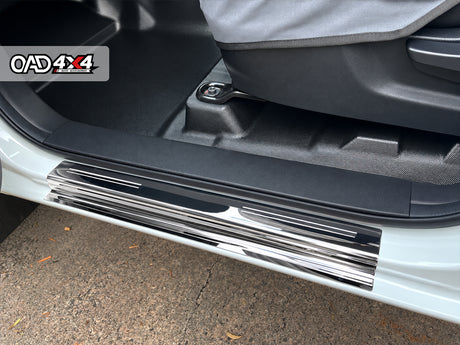 Stainless Steel Door Sill Protector for ISUZU D-MAX / DMAX Dual Cab 2020-Onwards