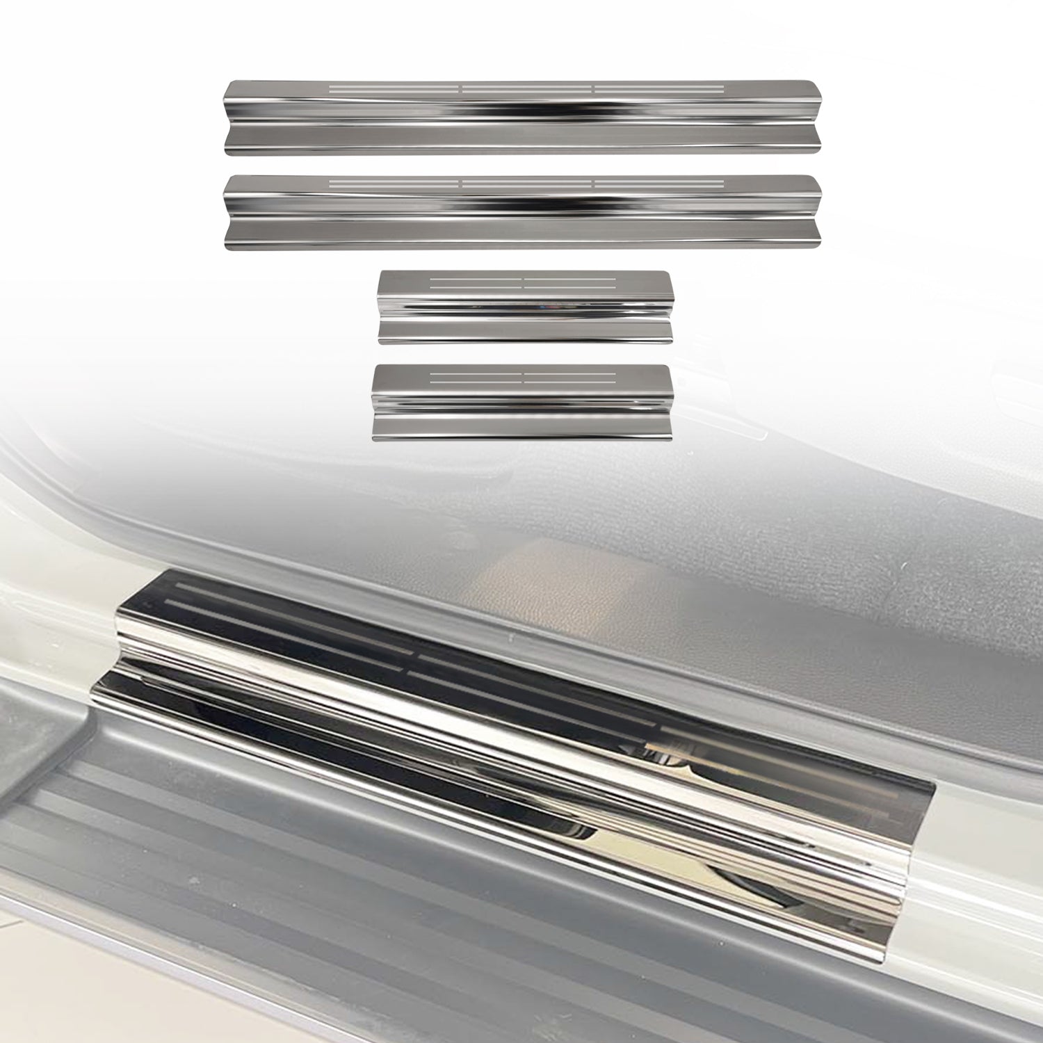 Stainless Door Sill Protector for Holden Colorado RG series Dual Cab 2012-2020