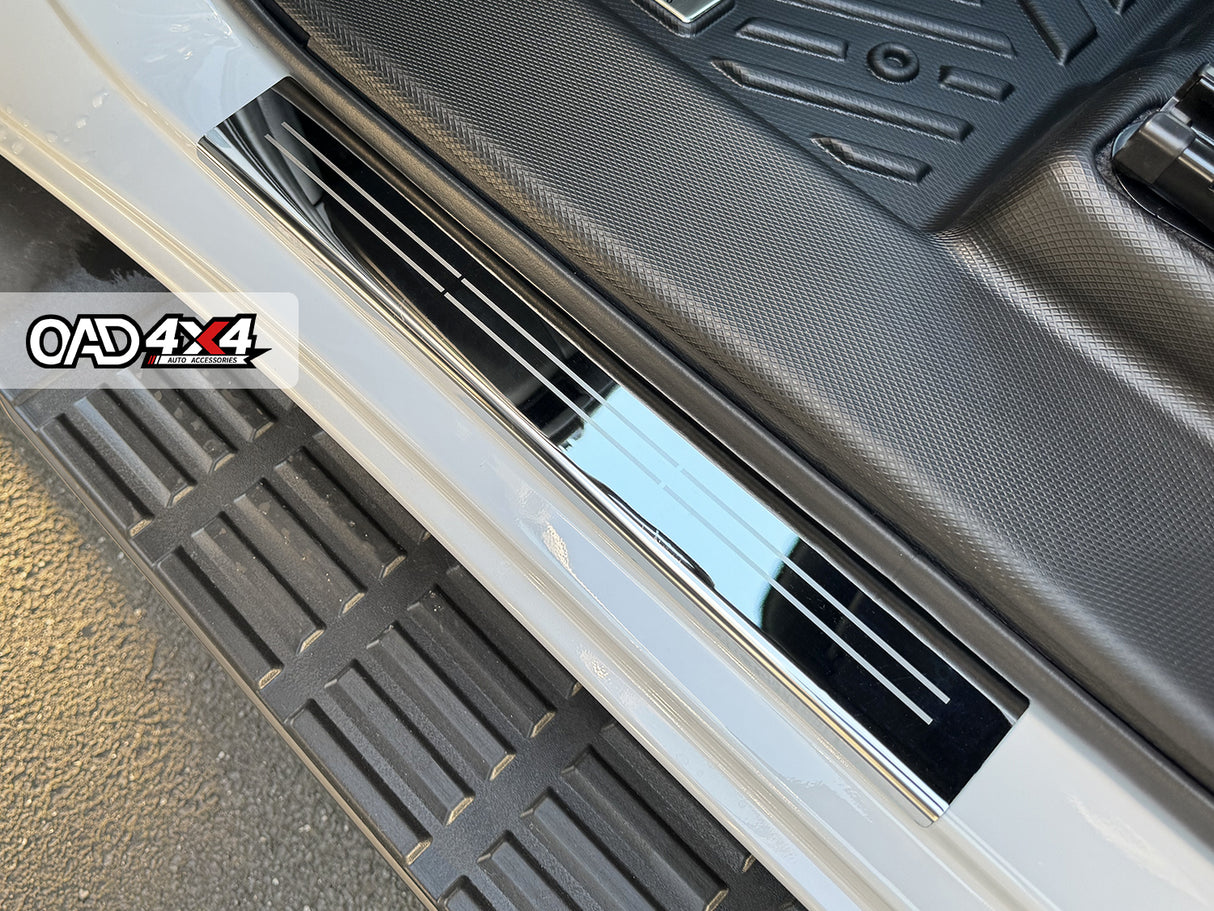 Stainless Door Sill Protector for Nissan Navara D27 Dual Cab 2026-Onwards