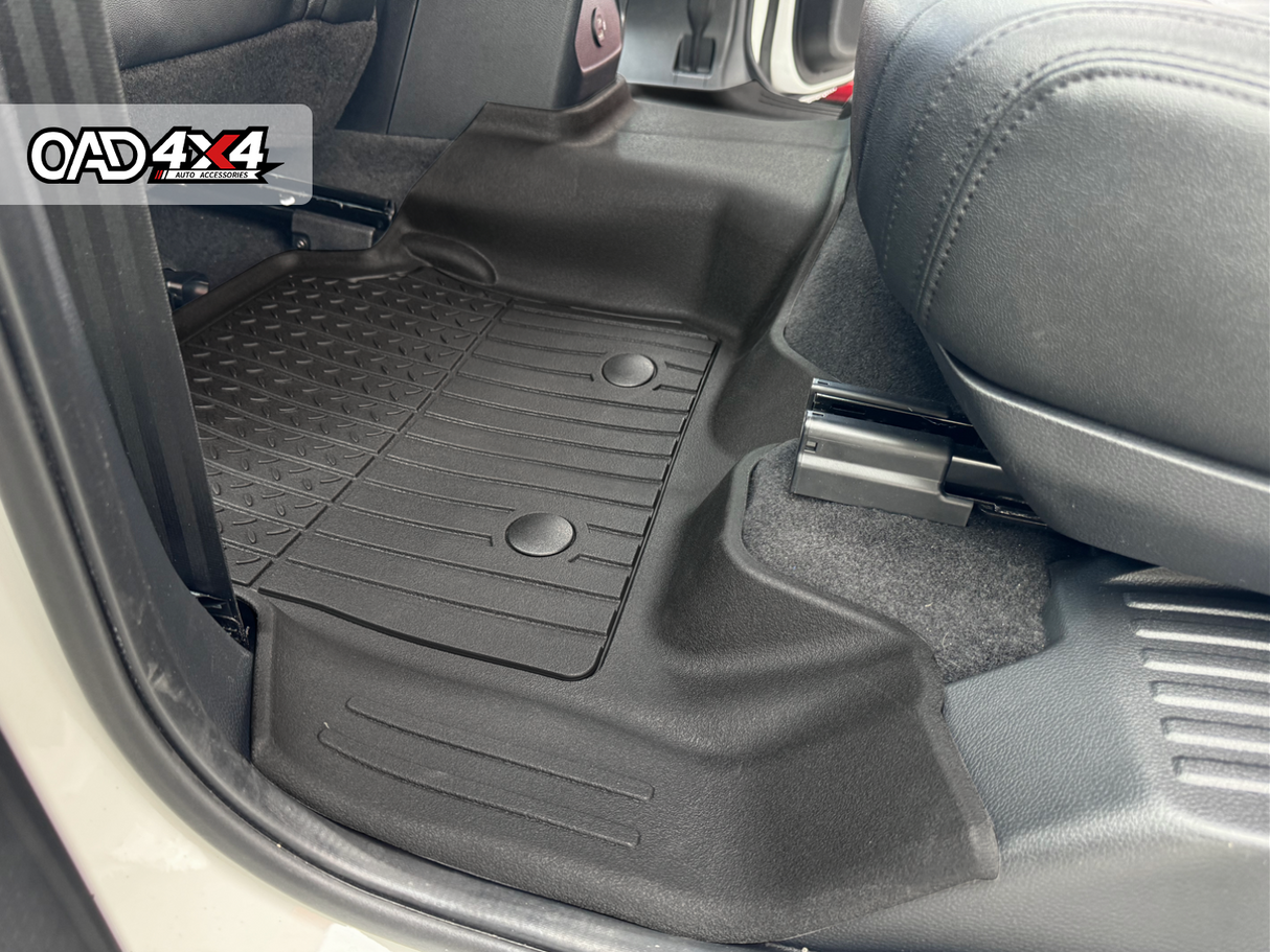 Injection 7D TPE Car Floor Mats for Ford Everest Next-Gen 2022-Onwards
