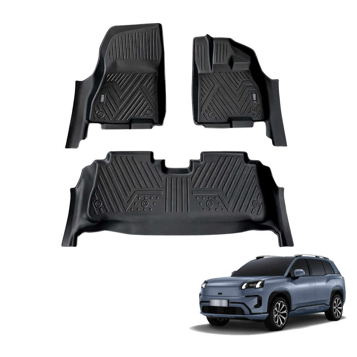 5D TPE Car Floor Mats for GAC AION V 2025-Onwards