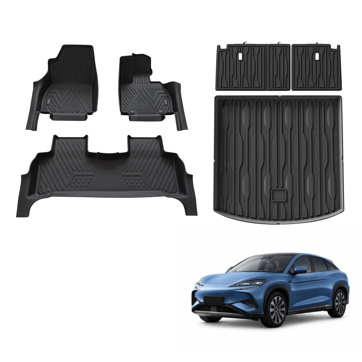 Pre-order 5D TPE Car Floor Mats for BYD Sealion 7 2025-Onwards