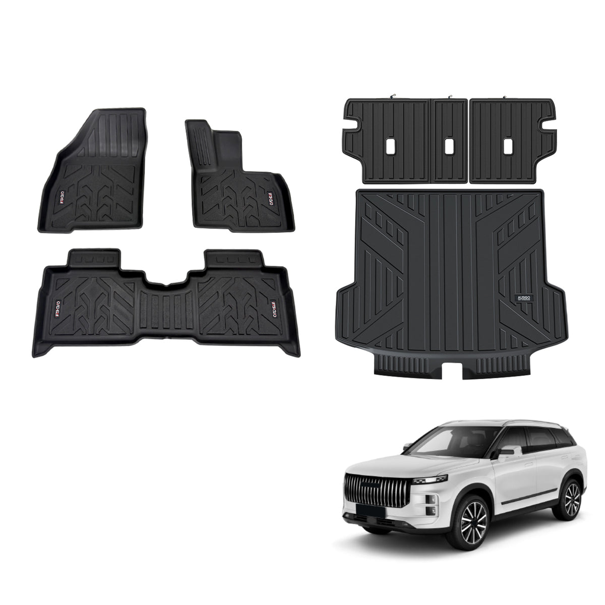 3D Car Floor Mats for Jaecoo J7 2024-Onwards