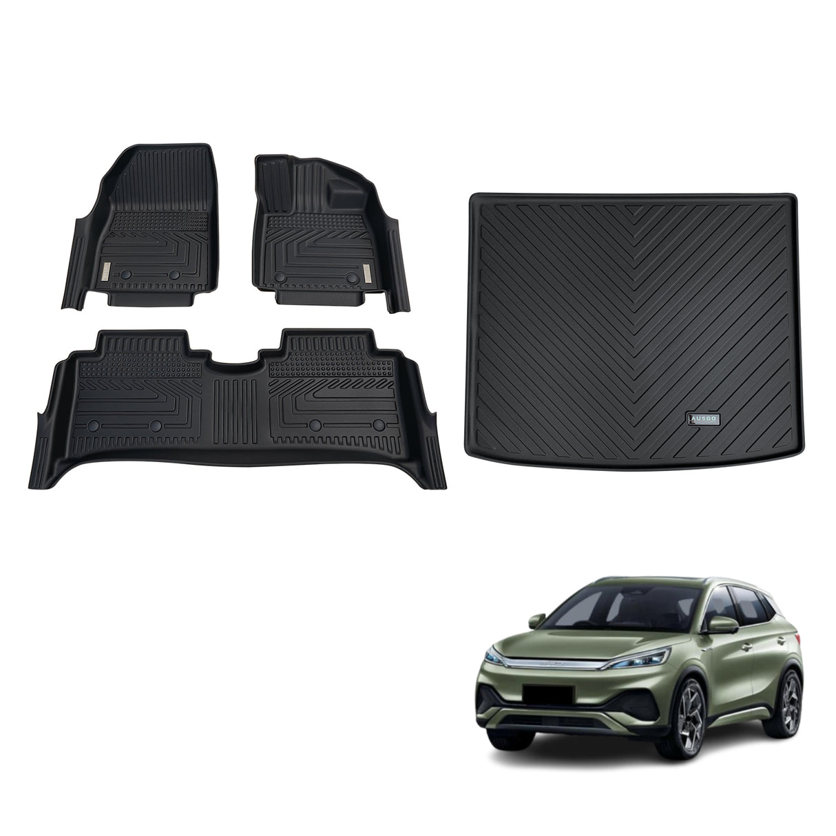 5D TPE Car Floor Mats for BYD ATTO 3 2022-Onwards