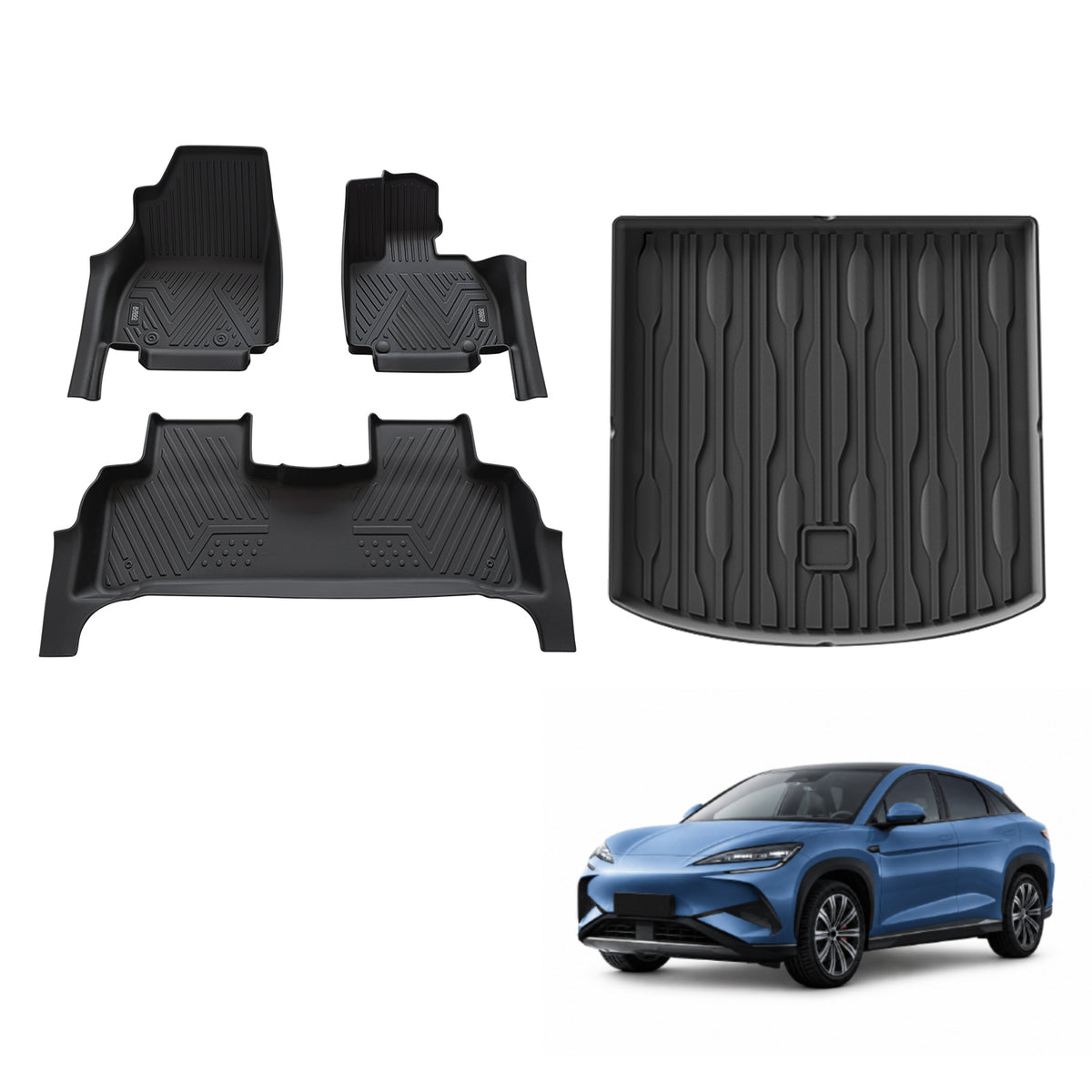 Pre-order 5D TPE Car Floor Mats for BYD Sealion 7 2025-Onwards
