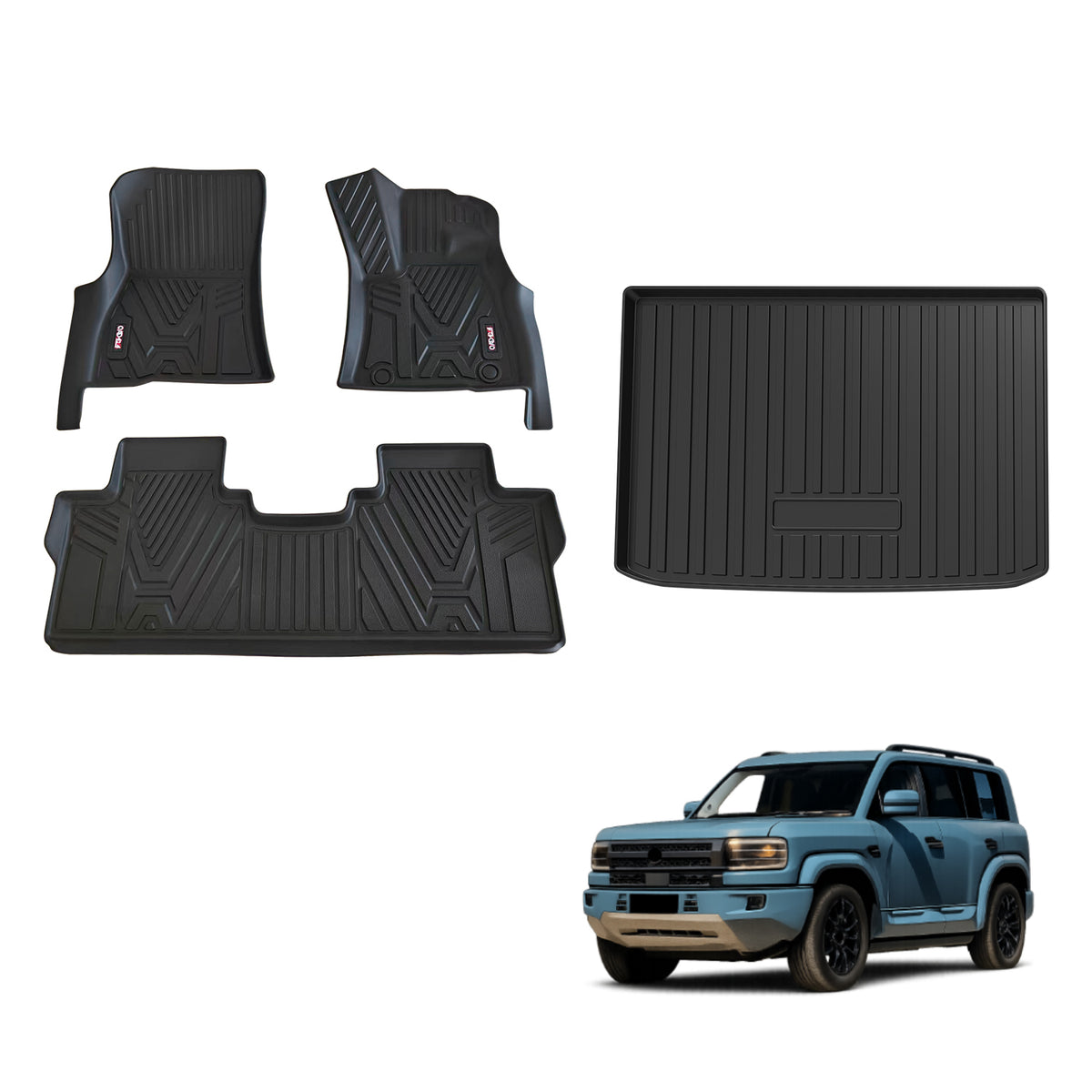 3D Car Floor Mats for Denza B5 2025-Onwards