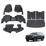 Injection 5D TPE Car Floor Mats for Ford Everest Next-Gen 2022-Onwards