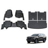 Injection 5D TPE Car Floor Mats for Ford Everest Next-Gen 2022-Onwards